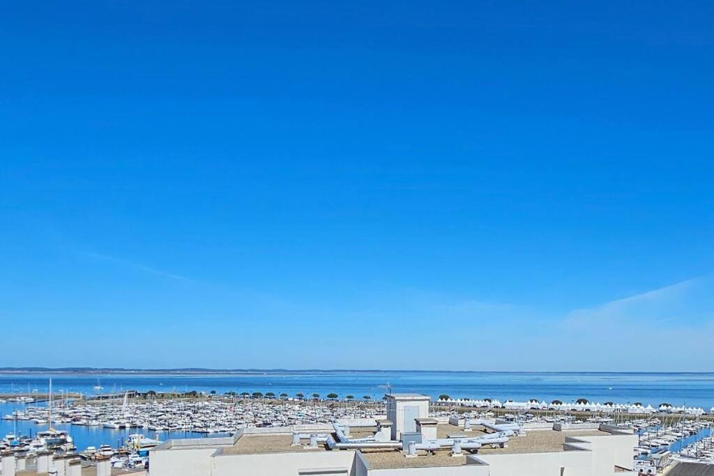 Apartamento Vue Panoramique Sur Bassin,Piscine Et Terrasse Arcachón Exterior foto