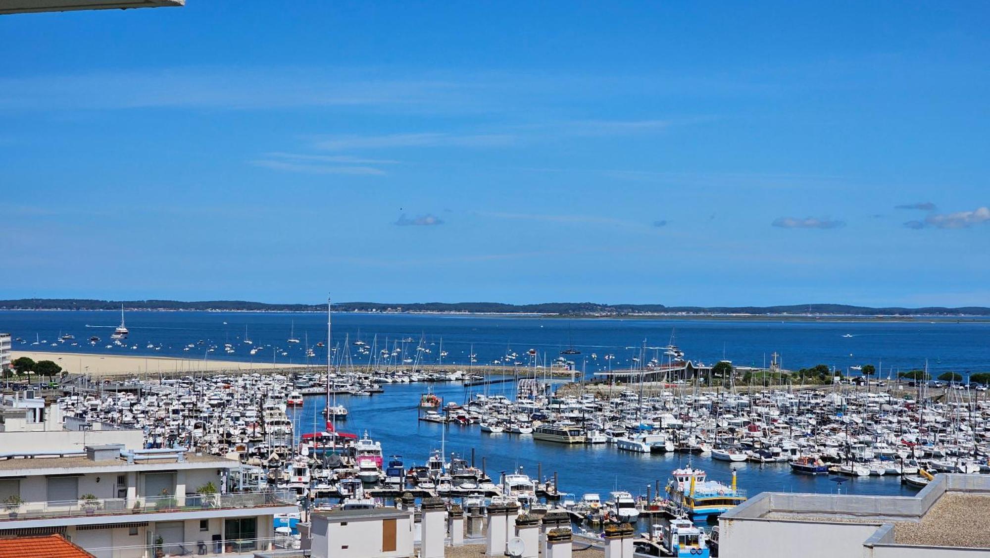 Apartamento Vue Panoramique Sur Bassin,Piscine Et Terrasse Arcachón Exterior foto