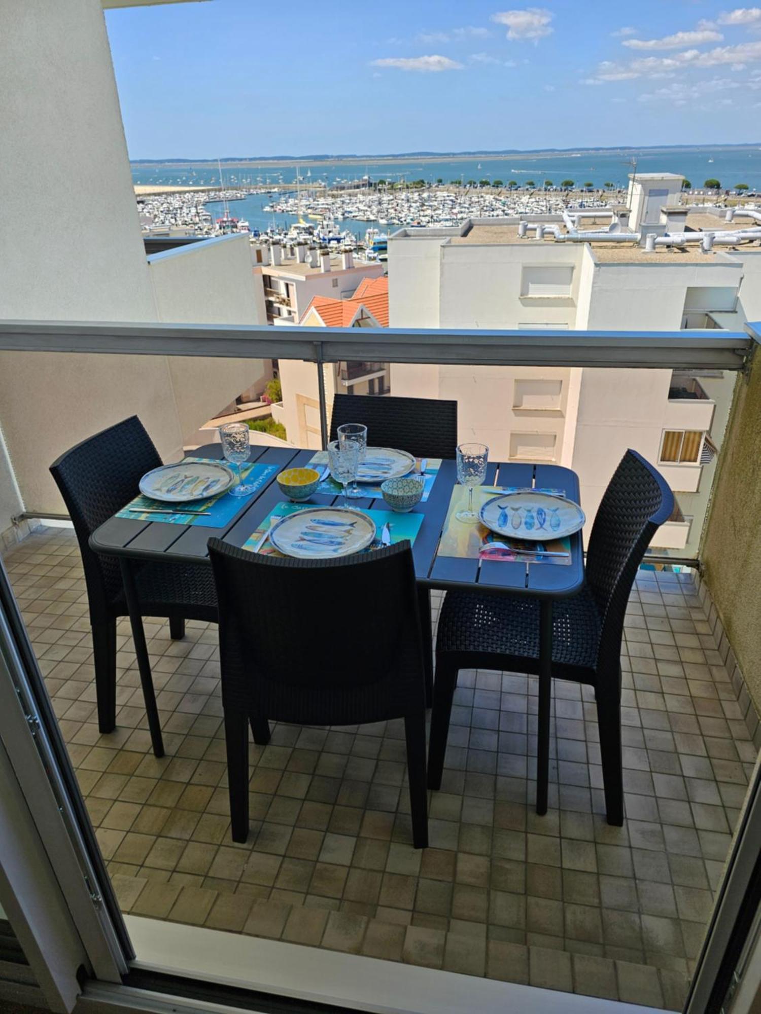 Apartamento Vue Panoramique Sur Bassin,Piscine Et Terrasse Arcachón Exterior foto